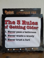3 Piece Spencers Tee Getting Older XL, Over the Hill Gag Gift Birthday FUNNY NEW