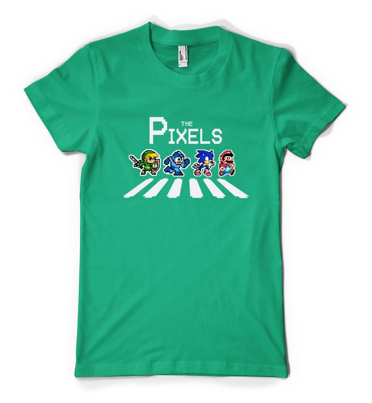The Pixels Gaming Abbey Road Crossing Platform Personalised Unisex Adult T Shirt gallery
