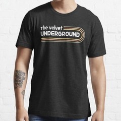 The Velvet Underground Logo Lou Reed John Cale White Light/White Heat T-Shirt