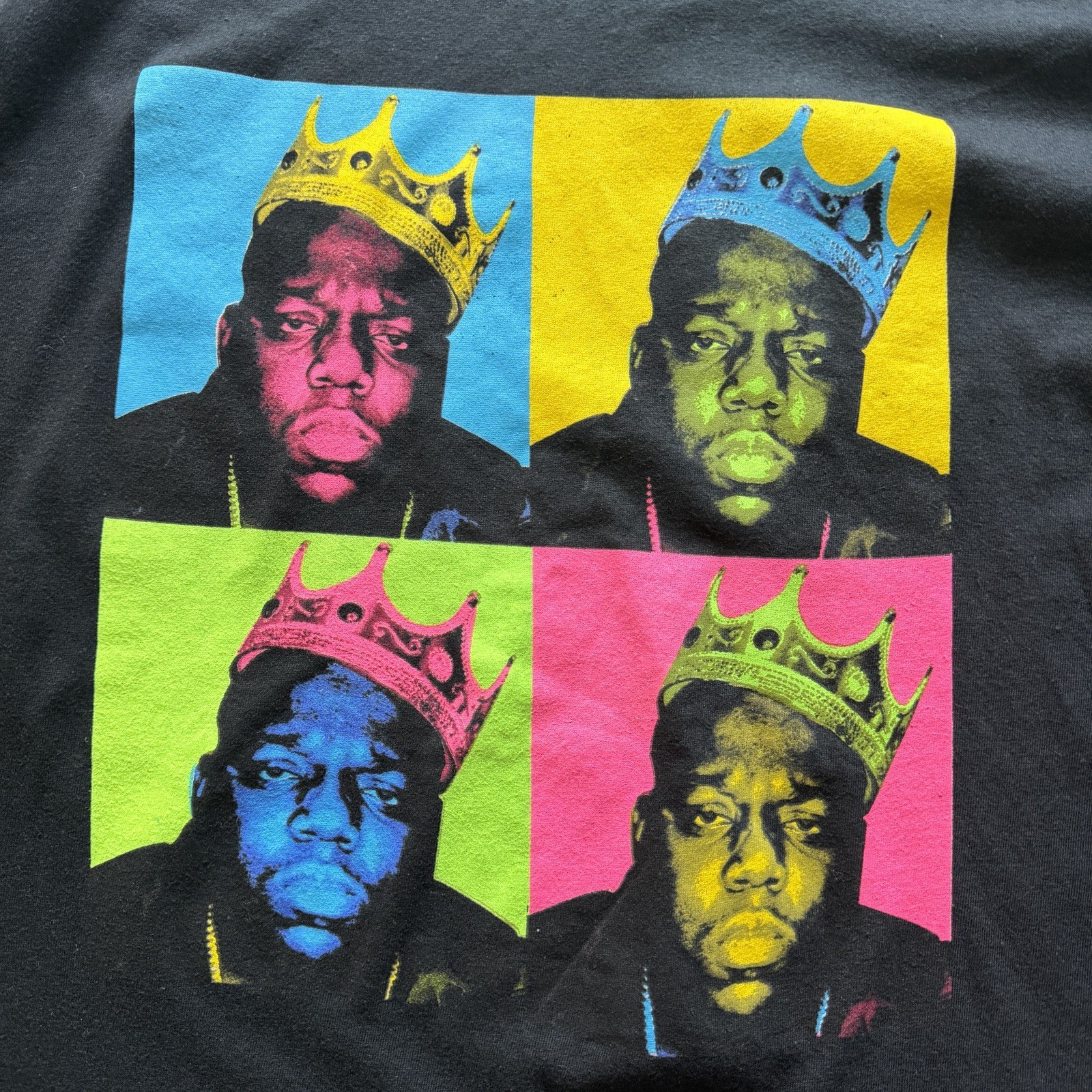 The Notorious B.I.G T-Shirt Size XL Andy Warhol Biggie Graphic Hip Hop New W/tag gallery