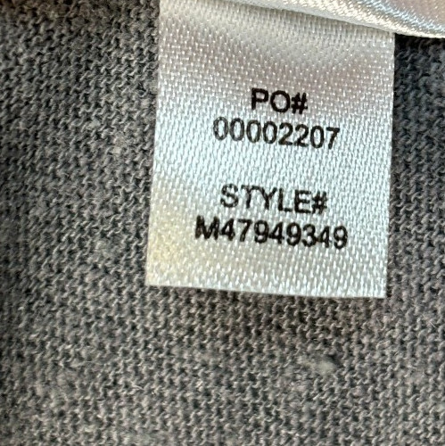 $150 NWOT VINCE Crew Neck T-Shirt LINEN COTTON Blend Men's L LARGE Gray SS gallery