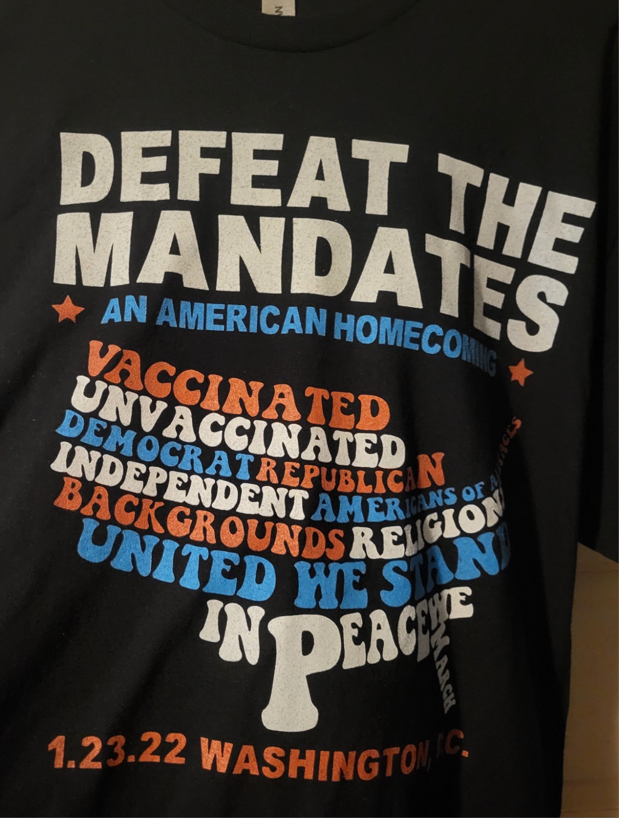 March on Washington DC TShirt X Large Abraham Lincoln American Homecoming gallery