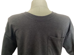 ATHLETIC WORKS Breathable Gray Short Sleeve Crew Neck Pocket T-Shirt Sz M*
