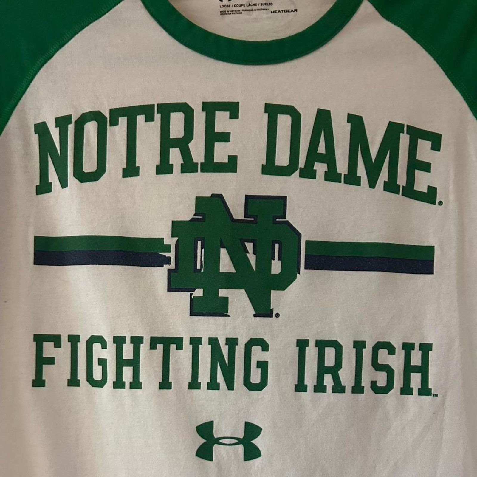 Under Armour Notre Dame Fighting Irish Quarter Sleeve Tee gallery