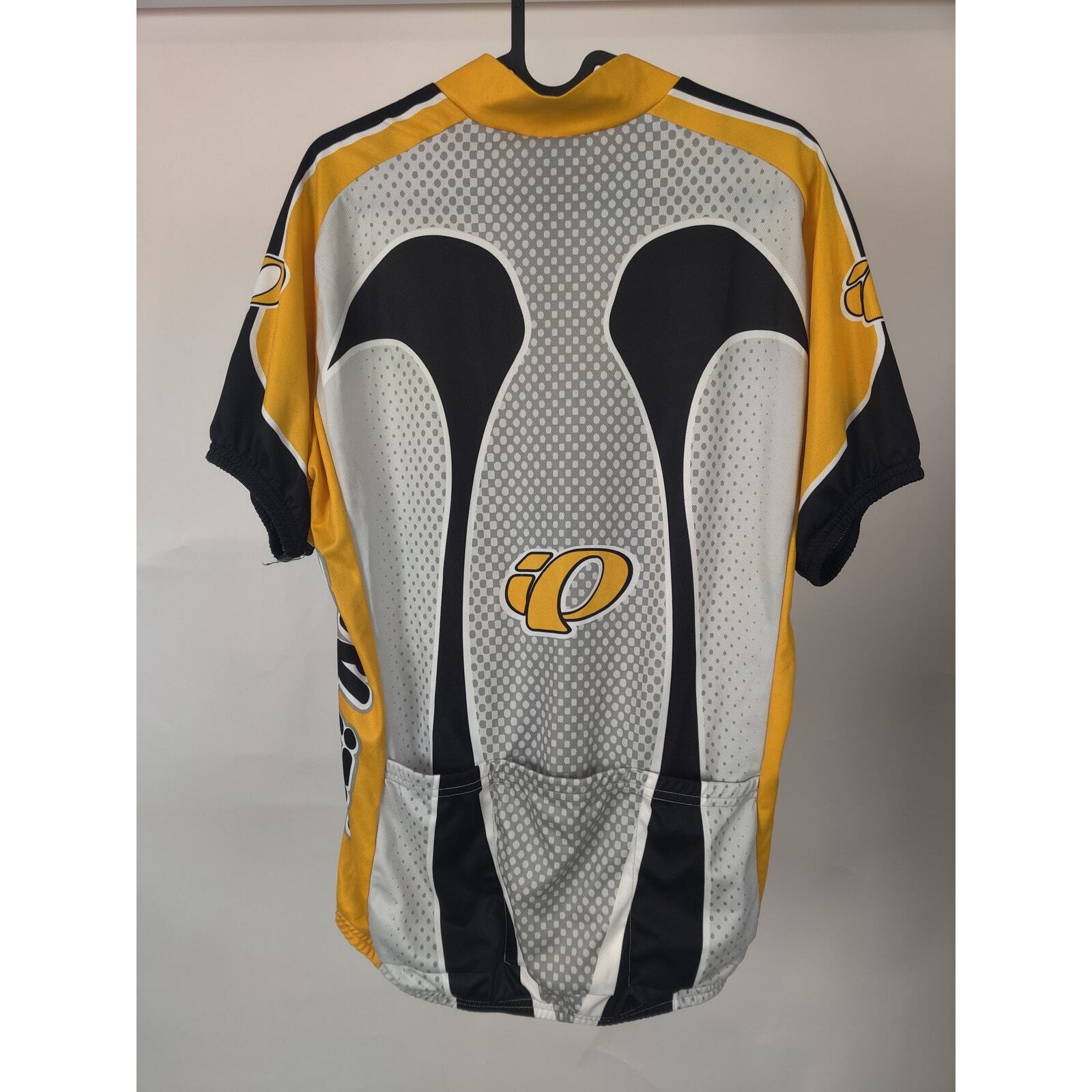 (V) Pearl Izumi Men cycling jersey sport lightweight sz L Made in USA gallery