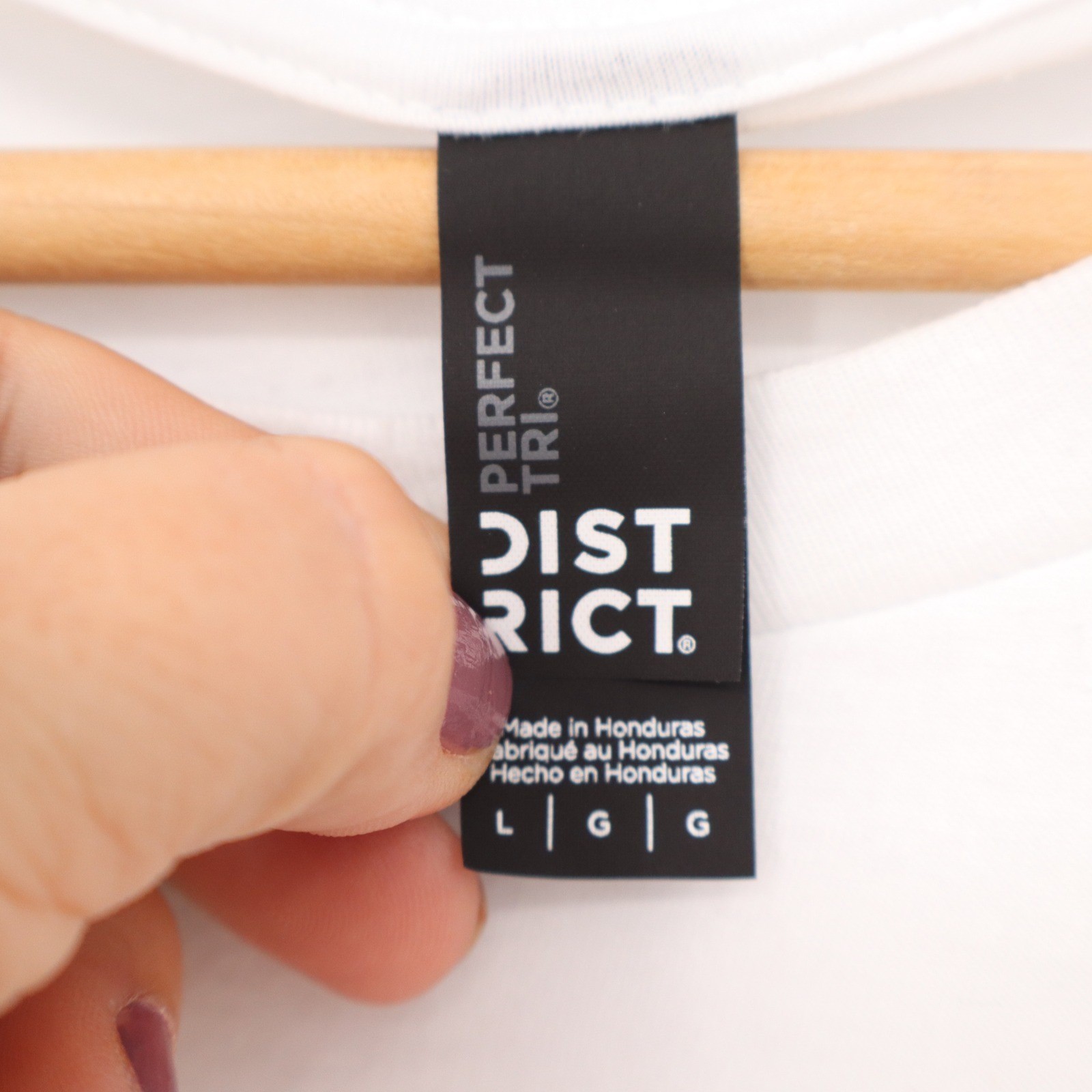 District Perfect Tri Puente Graphic Long Sleeve Tee White Large gallery