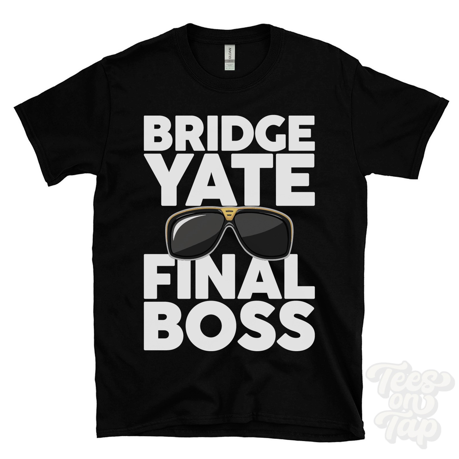 BRIDGE YATE FINAL BOSS T-SHIRT funny xmas gift gloucestershire england ibiza gallery