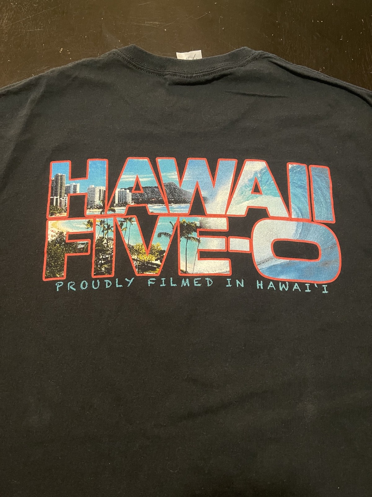 Hawaii Five-O Film Season 6 Film Crew T-Shirt, Black, Size: Large gallery