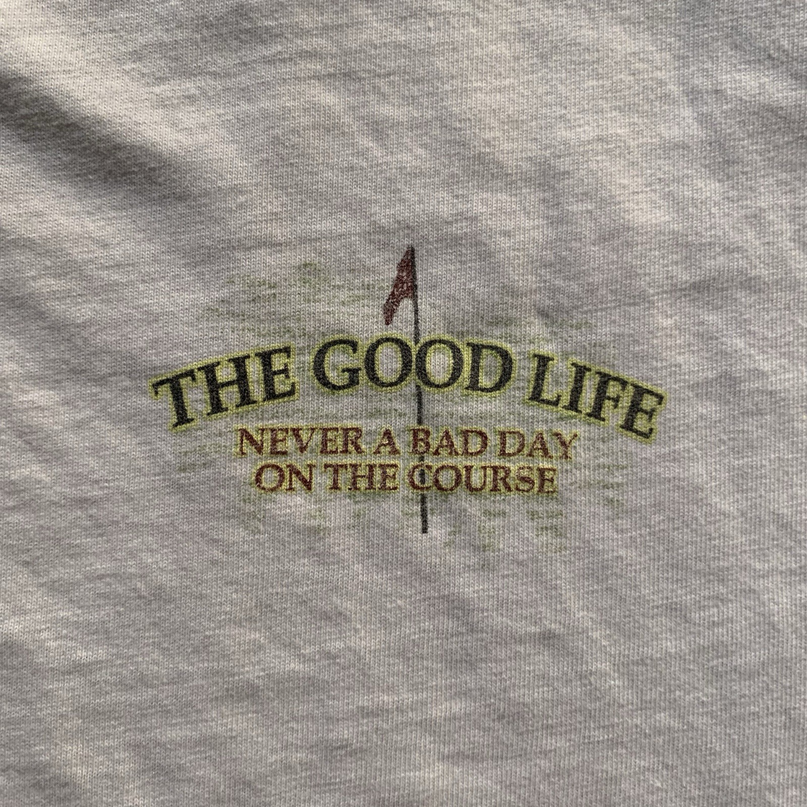Vintage 2010 Golfing T-Shirt L White Sports Classic Summer Vacation DISTRESSED gallery