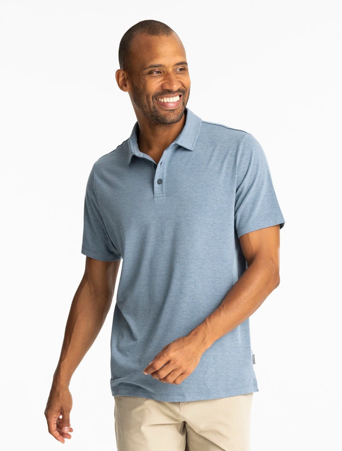 Free Fly Men’s Bamboo Flex Polo || T Shirt (MFXPOL-443-M) Size M Color Blue gallery