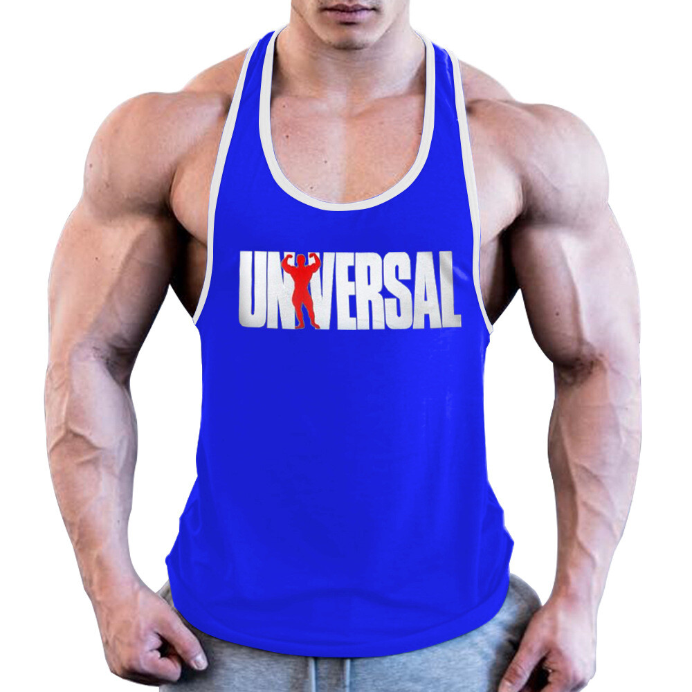 NEW Universal Men Gym Bodybuilding Tank Top Stringer Fitness Shirt VEST gallery