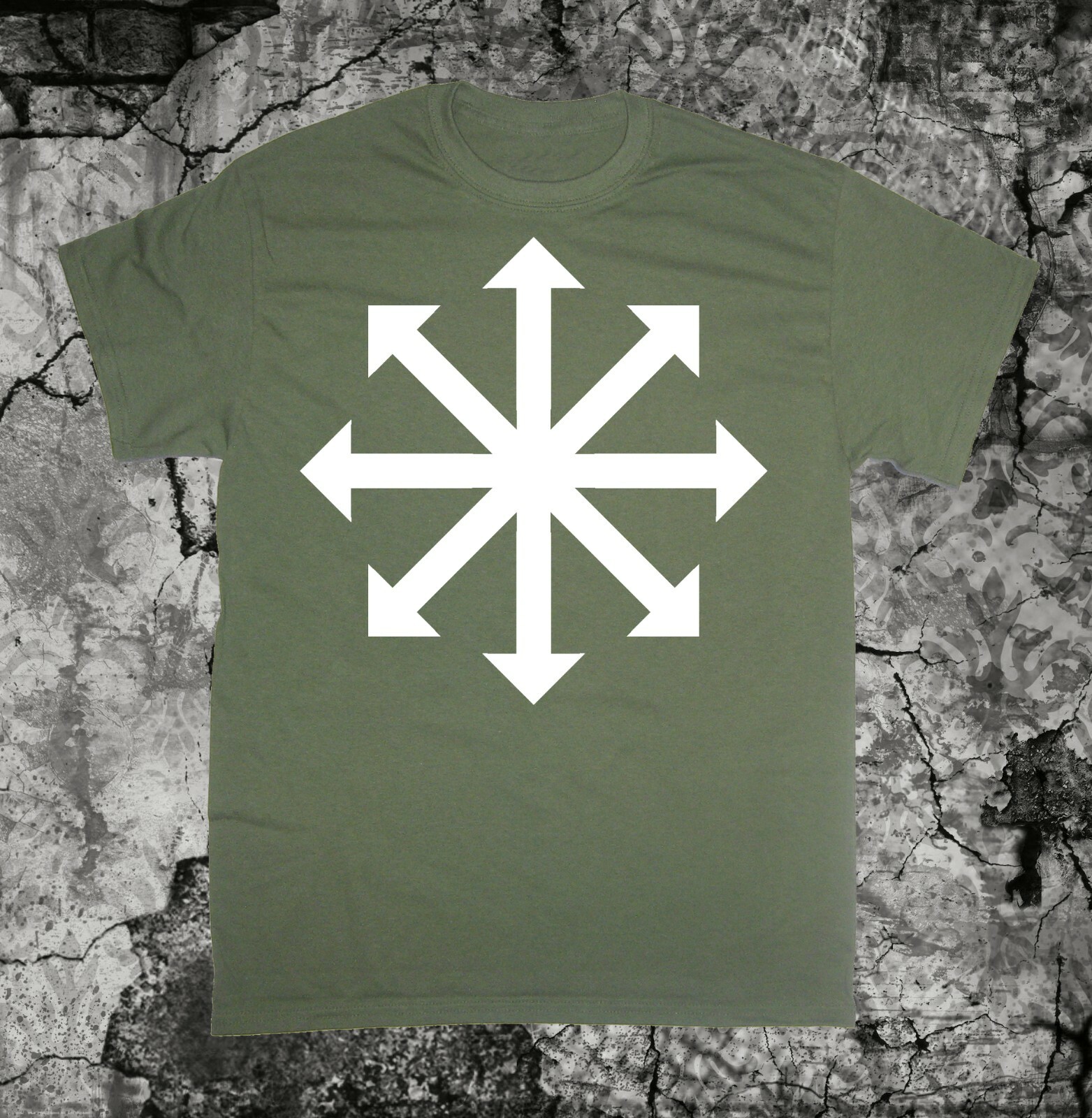 Chaos Symbol Shirt - Occult pentacle star Punk Metal grunge gothic of cross gallery