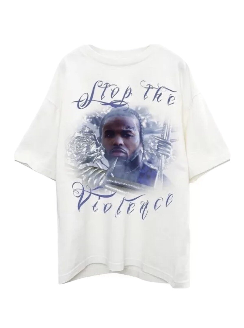 Pop Smoke x Virgil Abloh Stop The Violence Size L