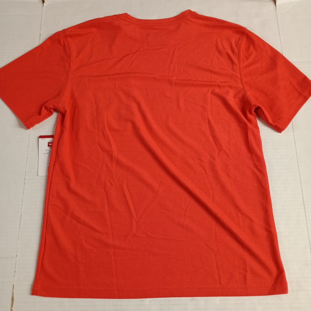 Wrangler Workwear Men's Short Sleeve Performance Tee Cayenne Size S (34-36) NWT gallery