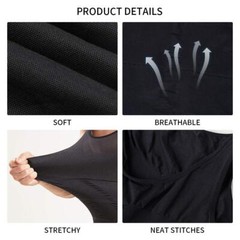 Men Gynecomastia Compression Shirt Body Shaper Chest Control Slim Vest Tank Top