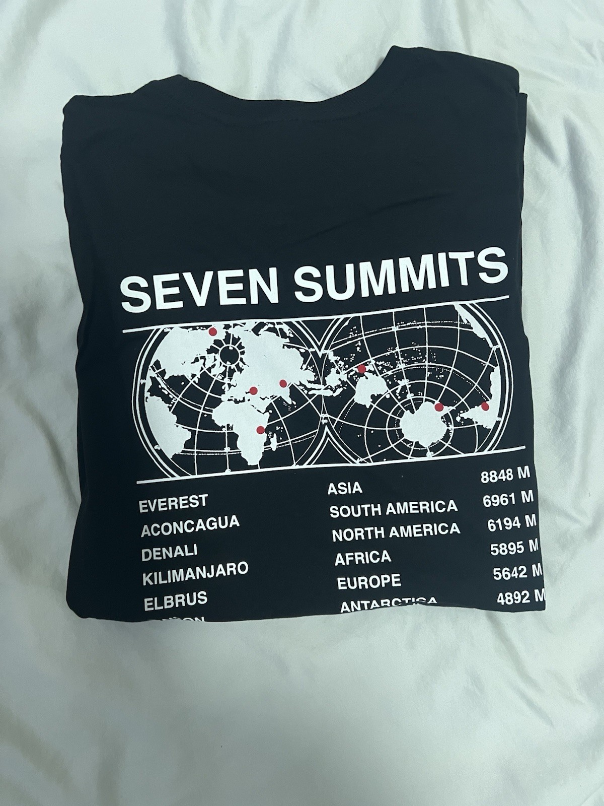 North Face Seven Summit Black Tee | Brand new With Tags| Same Day Shipping gallery