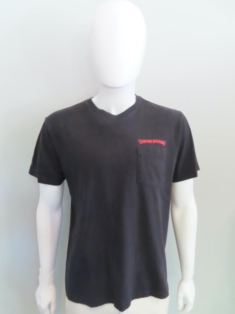 Chrome Hearts Black/Multicolor Lips Graphic Mens T-Shirt Size L