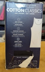 Tommy Hilfiger 2 Pack Cotton Classic A-Shirt Tank- L Black