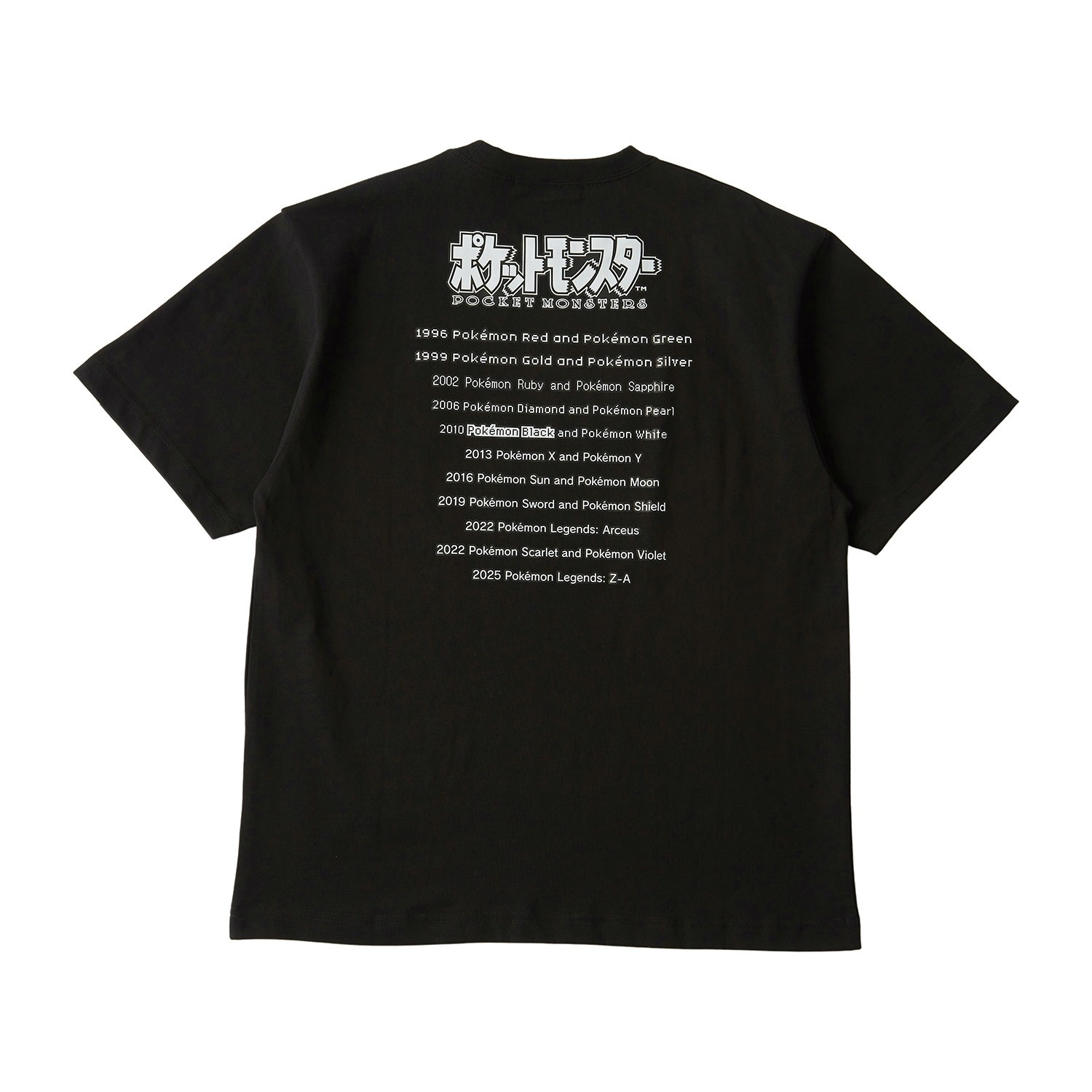 Pokemon Center T-Shirt & Pouch Set Black Version DS Official Japan M/L NEW PSL gallery