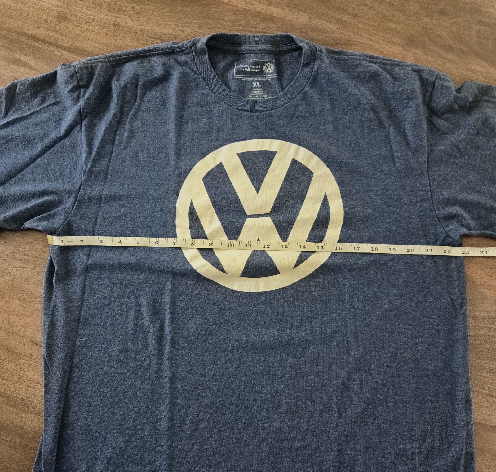 Officially Licensed Volkswagen Emblem Graphic Unisex T-Shirt - XL Heather Navy gallery