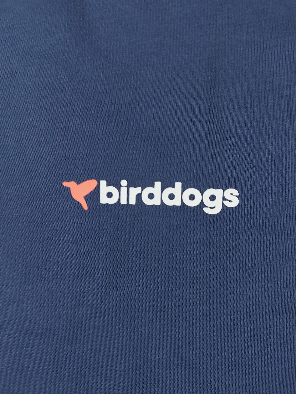 Birddogs Shirt Mens XL Blue Tagless Stretch Logo Cotton Spandex Crewneck Tee EUC gallery