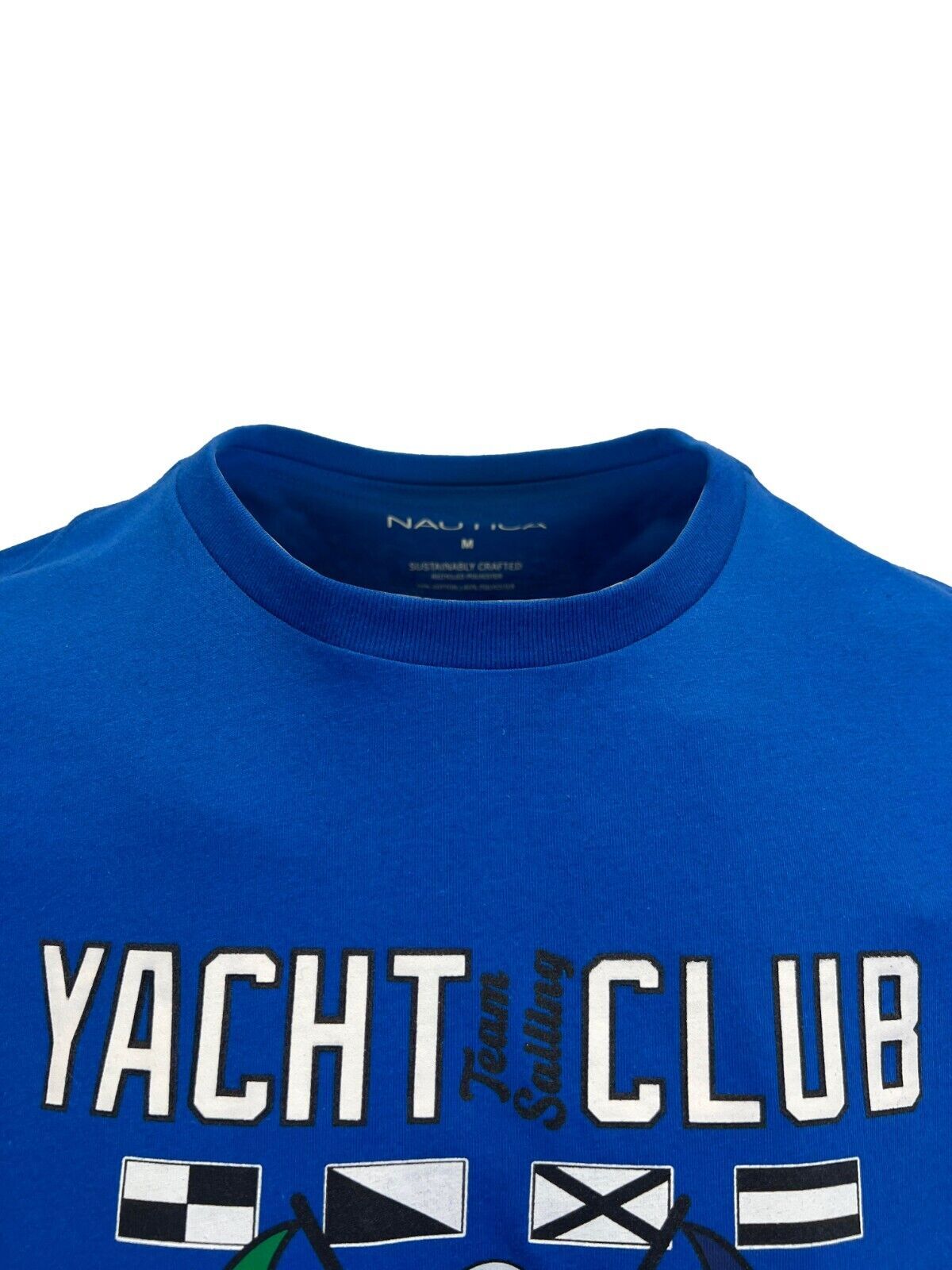 Nautica Men's Blue T-Shirt Yacht Club Graphic Tee (S08) gallery