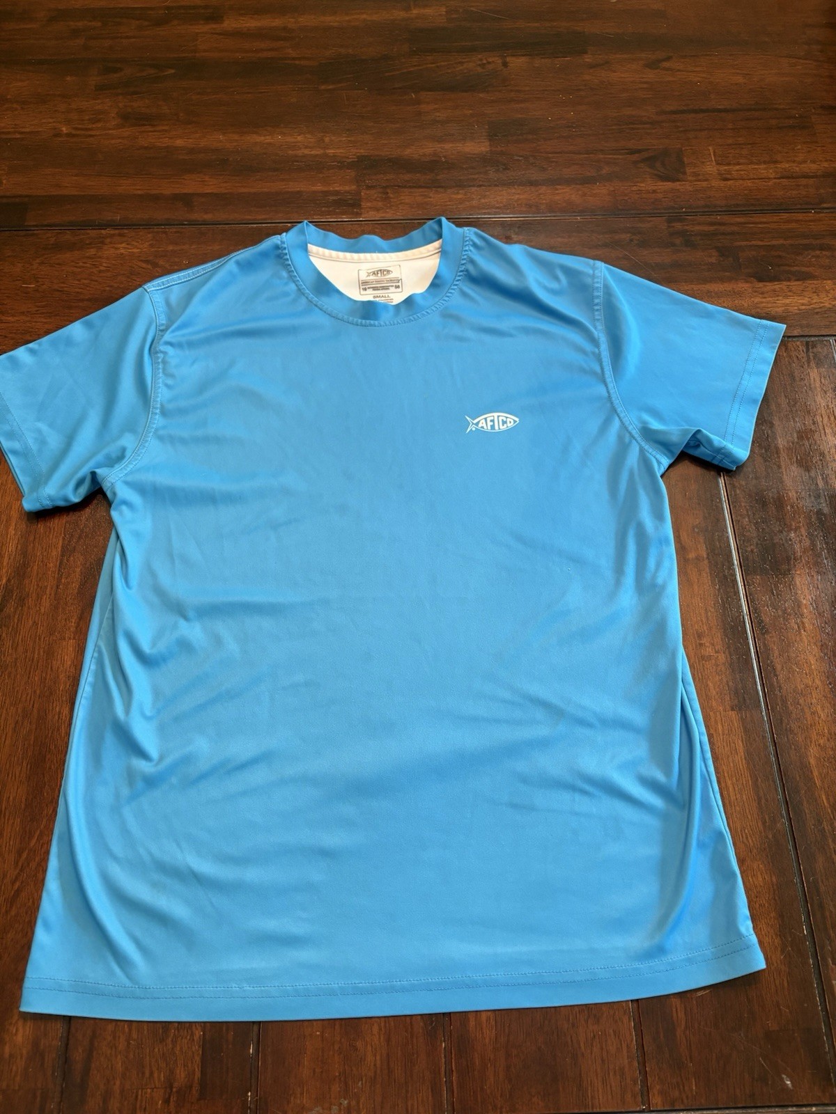 AFTCO Shirt Mens Small Performance Fishing T-Shirt American Fishing Tackle Co