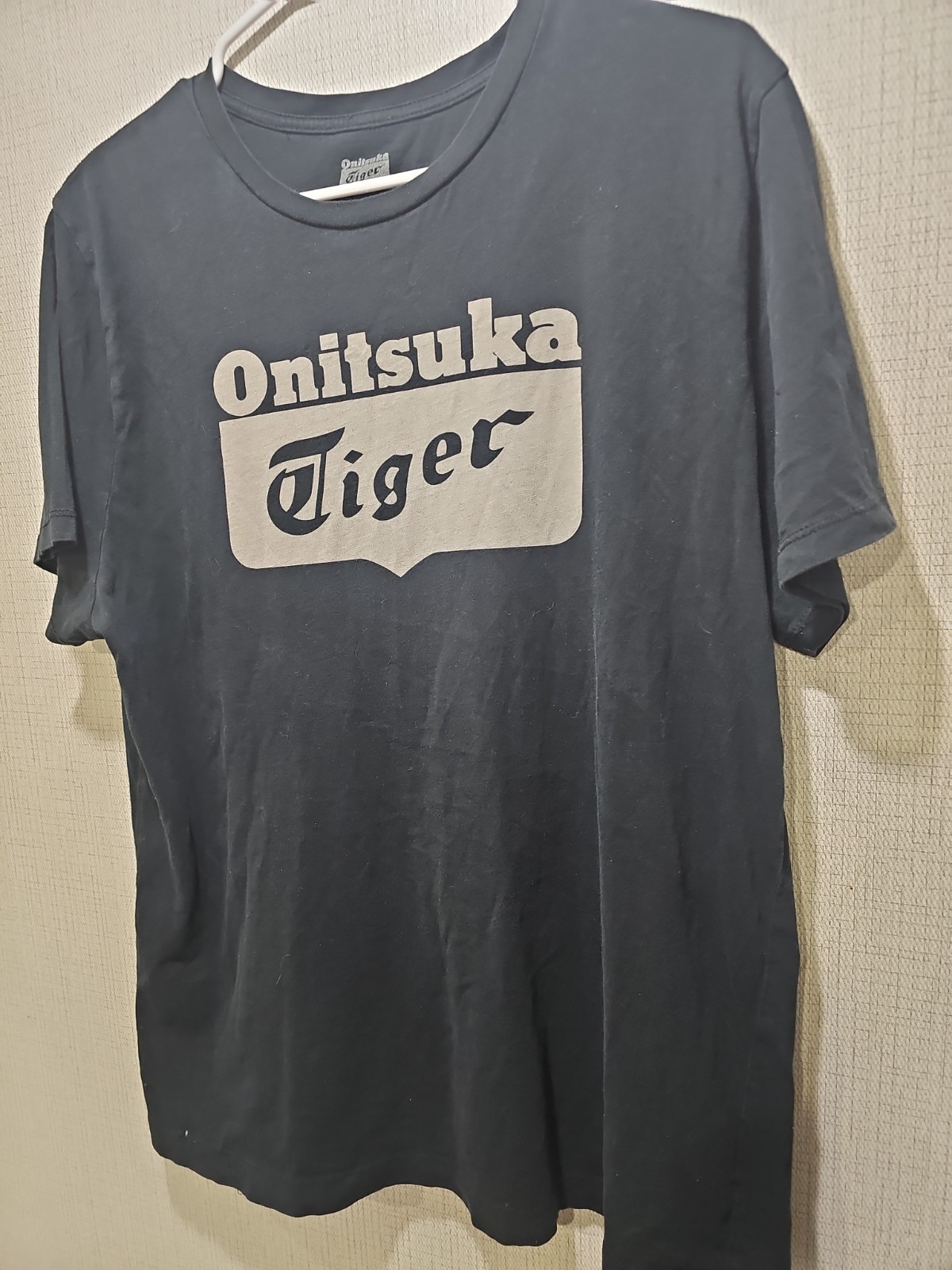 Onitsuka Tiger Black Large Logo Print T-shirt XL Please Read Description! gallery