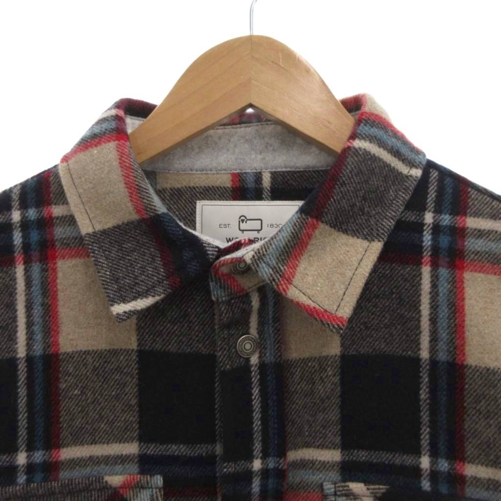 Woolrich Alaskan Wool Check Shirt M Multi-Color Cotton Nylon Polyester Excellent gallery