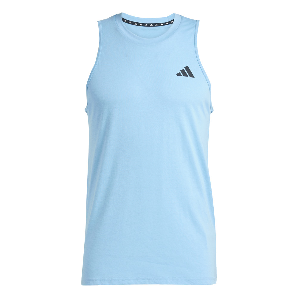 adidas Train Essentials Crew Neck Athletic Tank Top Mens Blue Casual Tops JC5372 gallery