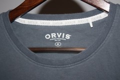 Orvis T-shirt Men’s Medium Classic Collection 100% Cotton Dark Gray Outdoor Tee