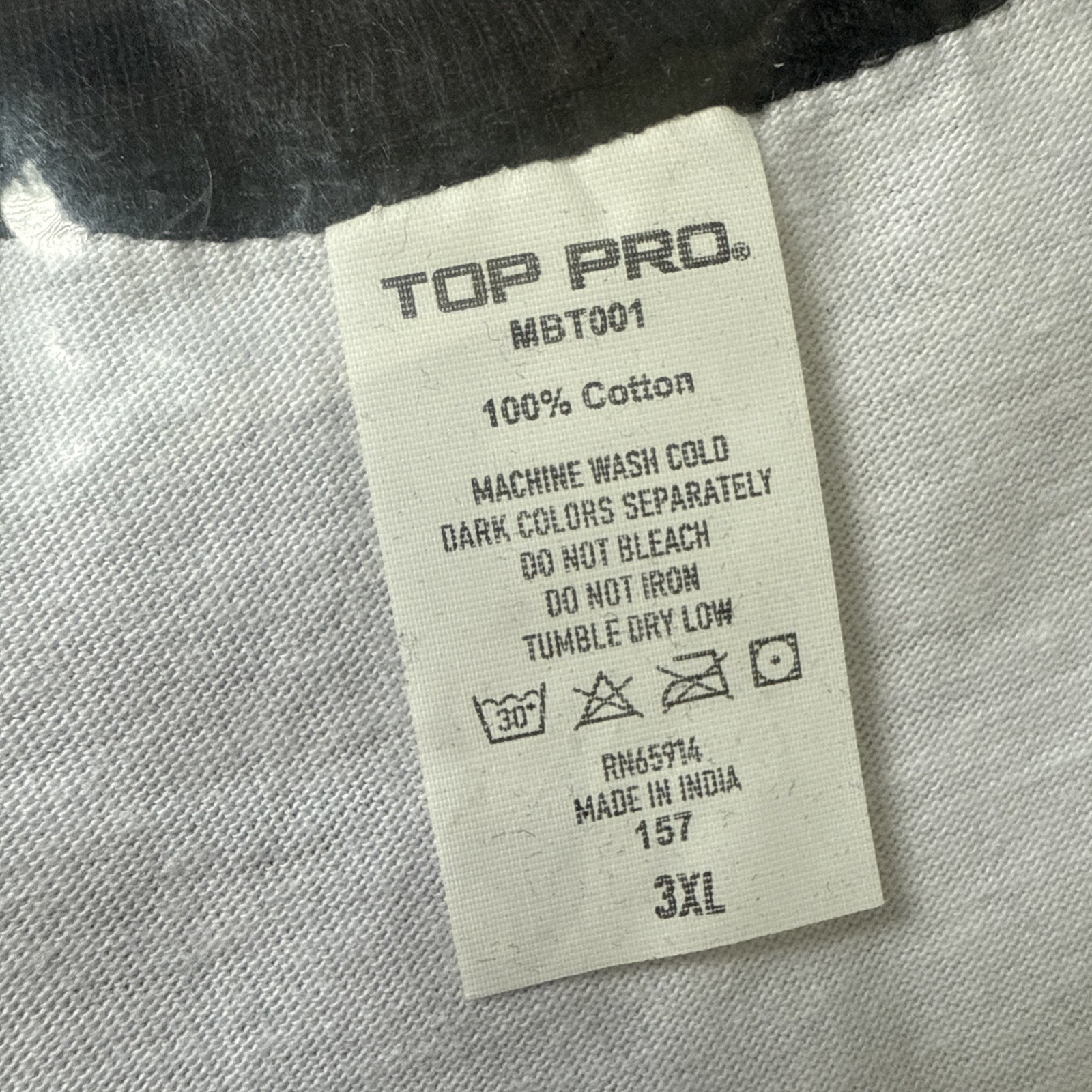 TOP PRO Men's 3/4 Sleeve Raglan Jersey Baseball T-Shirt MBT001 Size 3XL BLK WHI gallery