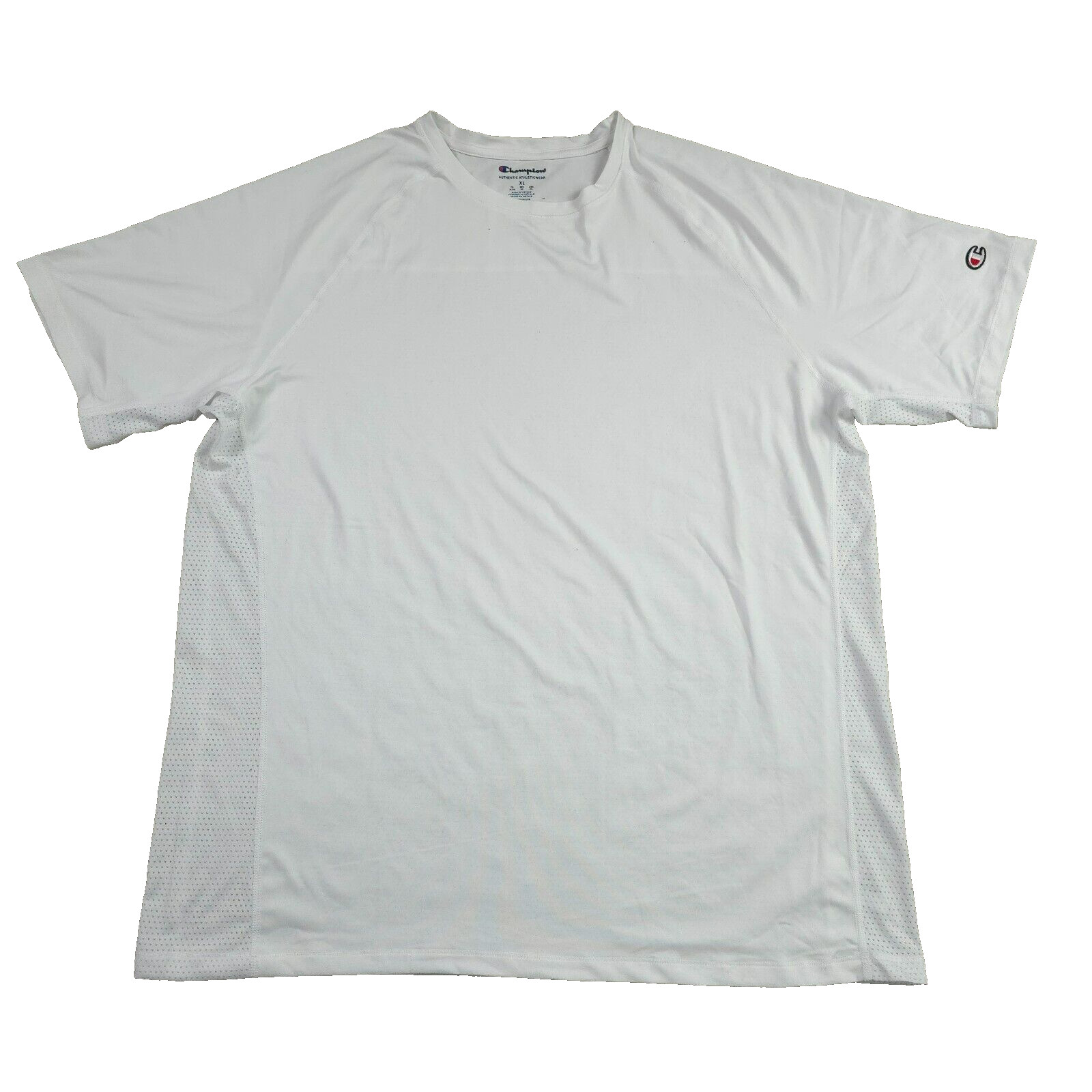 Champion Authentic Athletic Wear Men Crew Neck Short Sleeves T-Shirt XL White gallery