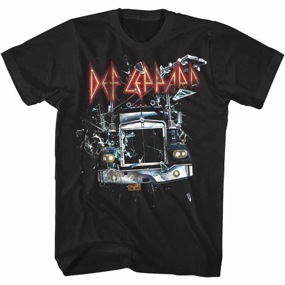 Def Leppard Trucking Through the Night Men's T Shirt gallery