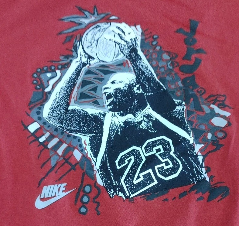 Nike Air Jordan Michael Jordan Graphic Tshirt Red Adult Size XXL gallery
