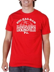 The Original & Legendary Zig Zag Bar Tshirt – 69 Beaver St. Lickingville PA