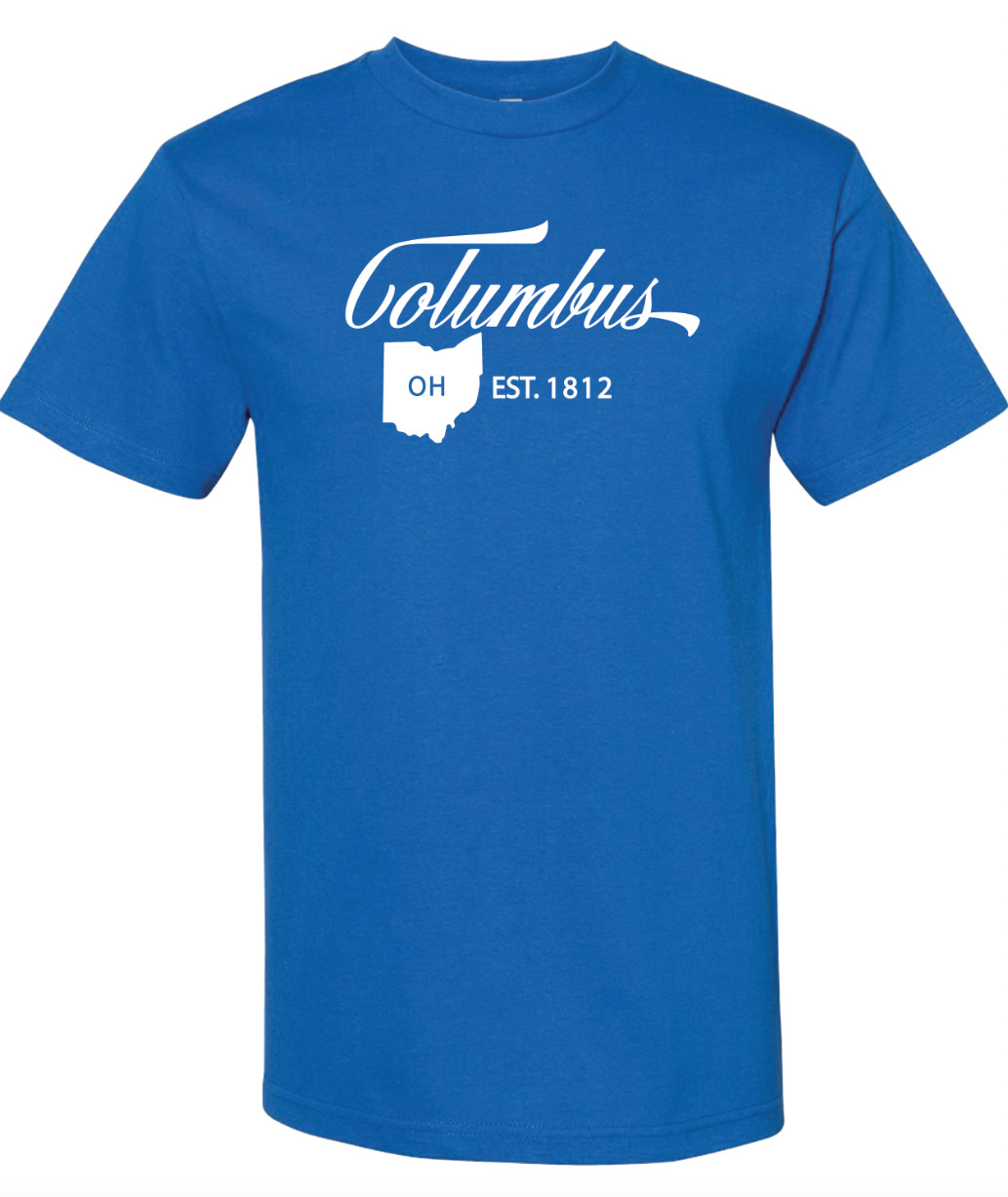Columbus Ohio State T-Shirt Short Sleeve Graphic Tees Unisex Apparel Design gallery