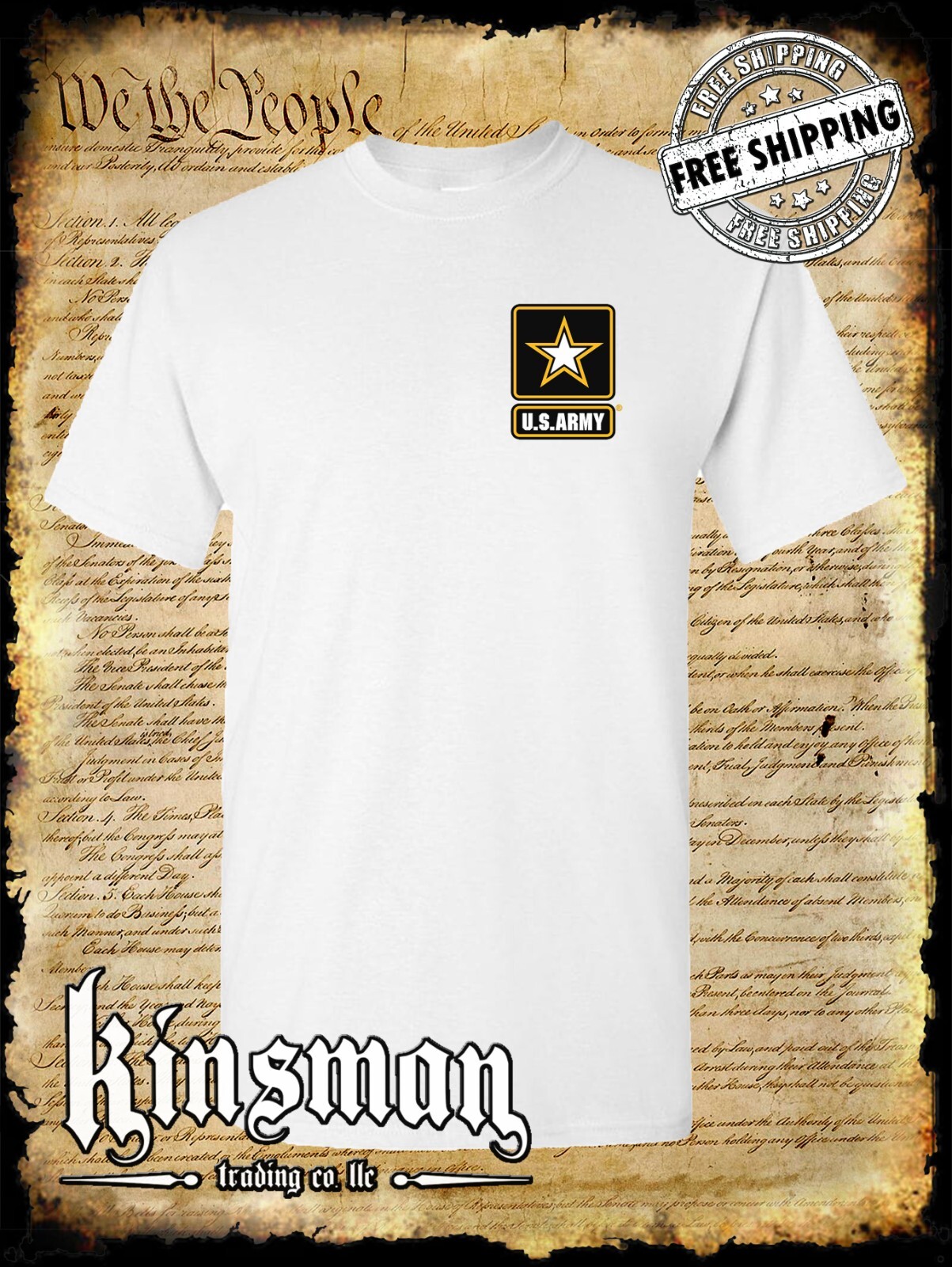 US Army Logo Crest T-Shirt / United States of America Military Official Licensed gallery