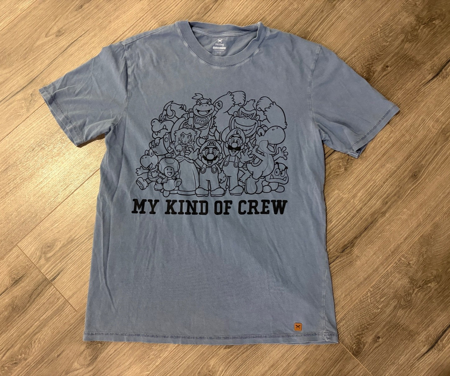 Hering Brasil Official Nintendo Super Mario My Kind of Crew Medium T-Shirt Used gallery