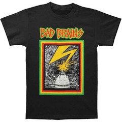 New Bad Brains Black Distressed Capitol Punk Band Shirt (SML-5XL) badhabitmerch