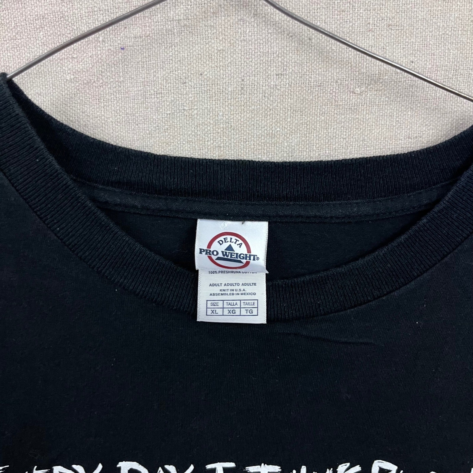 Delta Pro Weight Graphic Tee Mens XL Black Sarcastic Quote Short Sleeve Shirt gallery