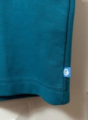 Cotton Interlock Knit Cookies Piper Embroidered Mesh Logo Blue Shirt – XL