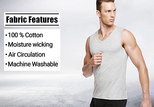 Men's Heavyweight Combed Cotton Ribbed Tank Top TAGLESS (S-2X) NWT FREE SHIPPING gallery