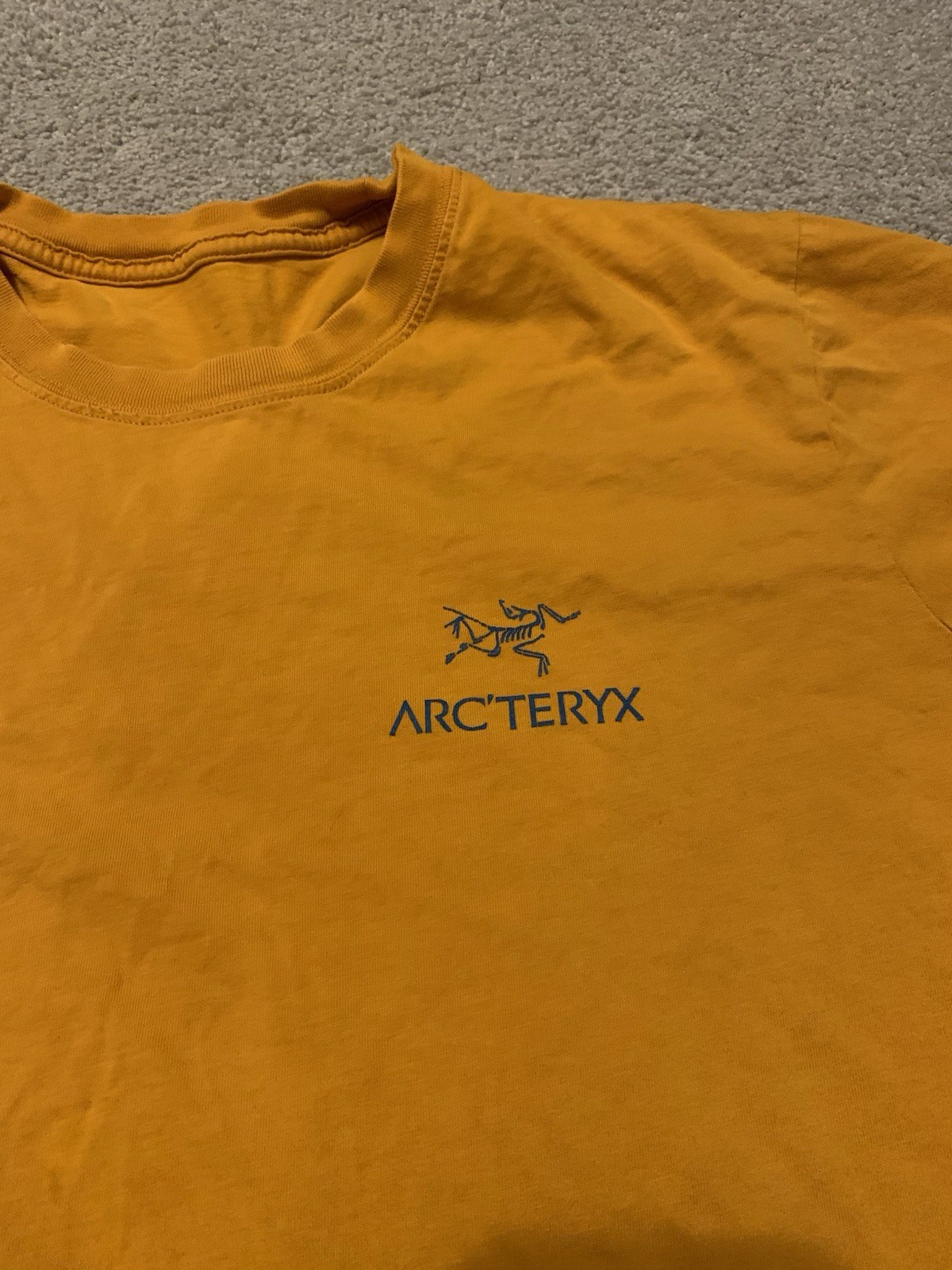 Arcteryx Fossil Shirt Mens Medium Orange Copper Hiking Camping Gorpcore gallery