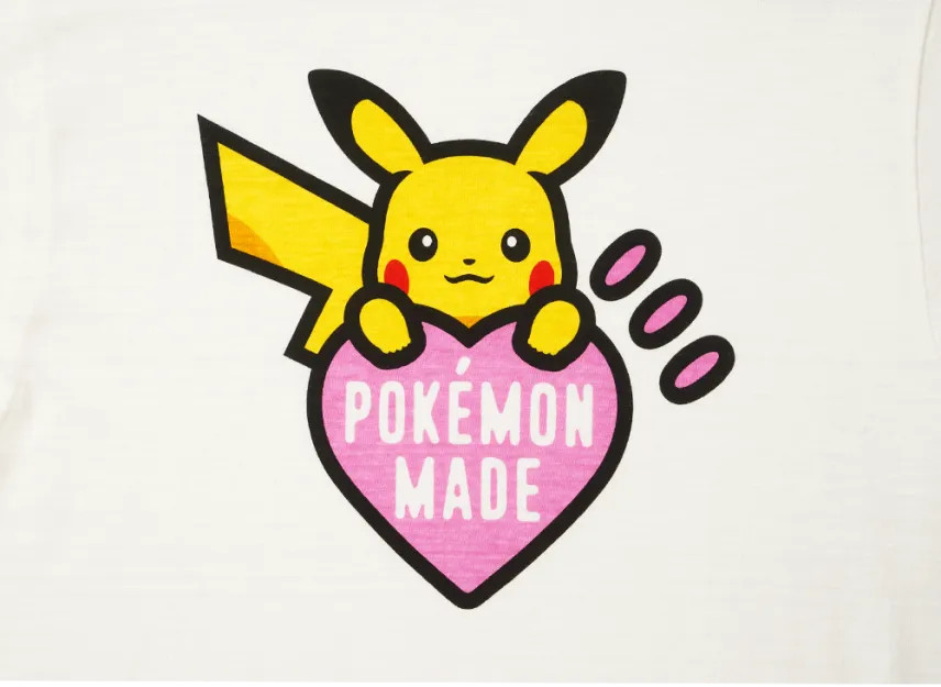 human made x pokemon T-Shirts Harajyuku edition Pikachu Small size gallery