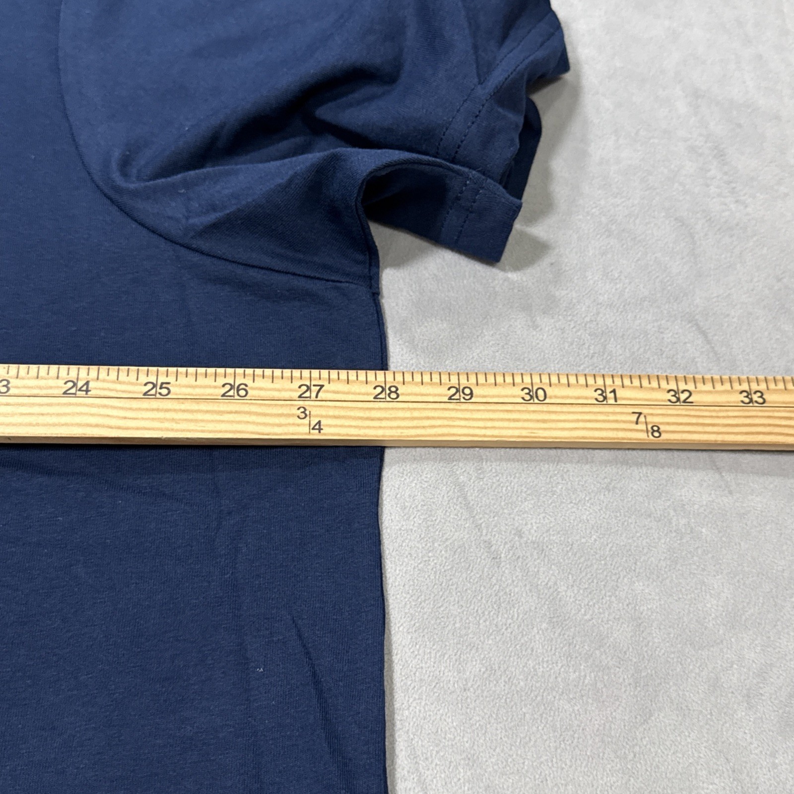 Foundry V-Neck T-Shirt Men's 2XL Navy Blue Quick Dry Easy Care Cotton Blend NWT gallery
