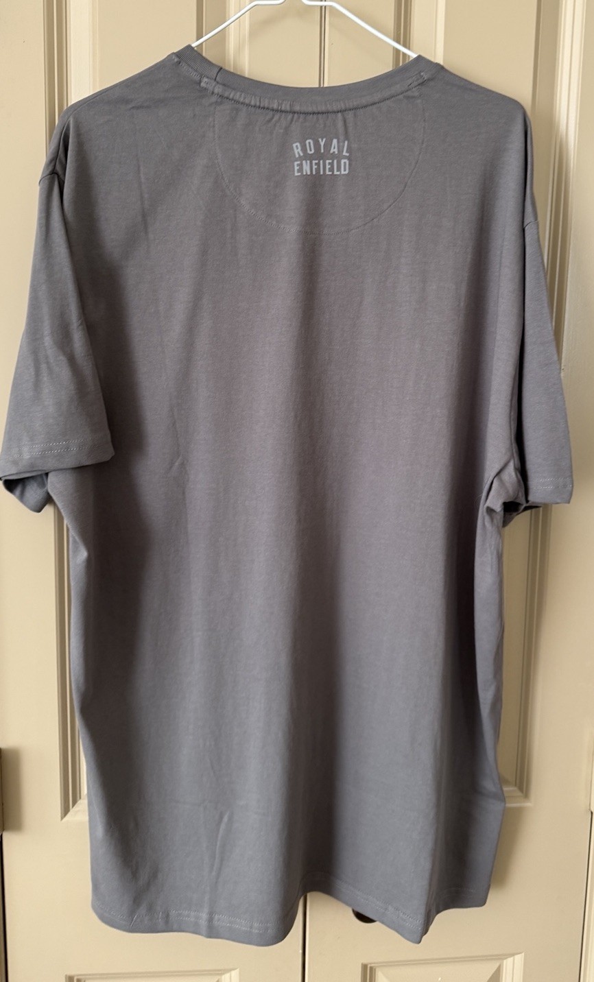 Royal Enfield Men’s Himalayan Motorcycle Graphic T Shirt Sz XL Grey Biker NWT gallery