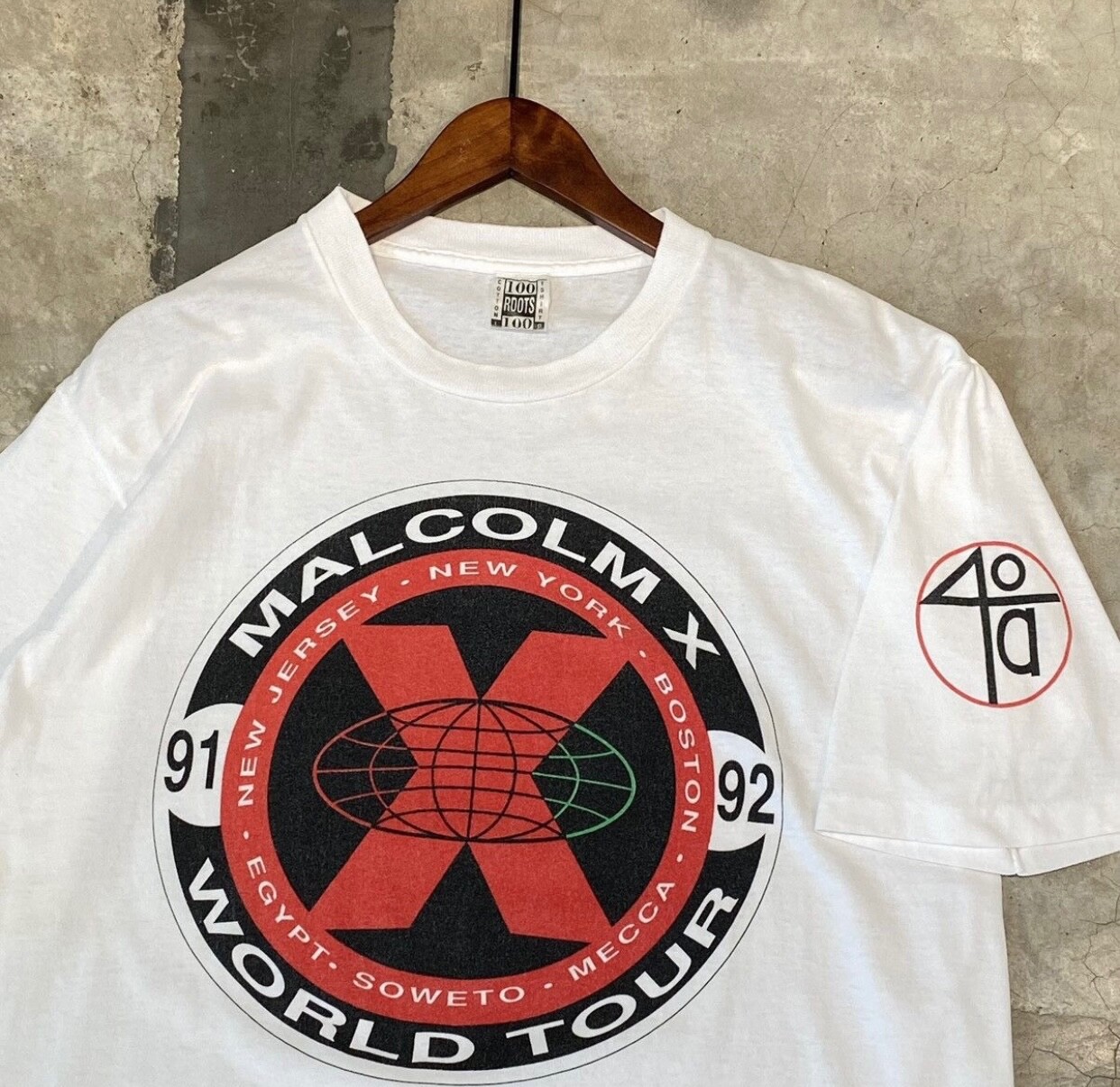 Vintage Spike Lee Malcom X Forty Acres And The Mule T Shirt (Hip Hop Rap Band)