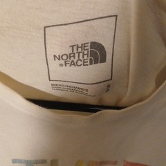 The North Face Men’s White Logo Graphic Print Crew Neck T-Shirt S