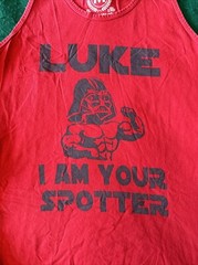TeePublic Medium Luke I Am Your Spotter Darth Vader Weight lifting Star Wars USA